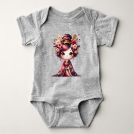 Cute Japansk Geisha T Shirt