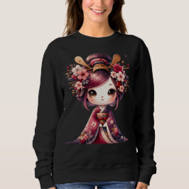 Cute Japansk Geisha T Shirt