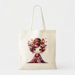 Cute Japansk Geisha Tygkasse