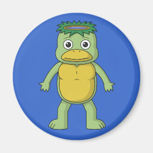 Cute Japansk monster- Kappa Yokai Magnet