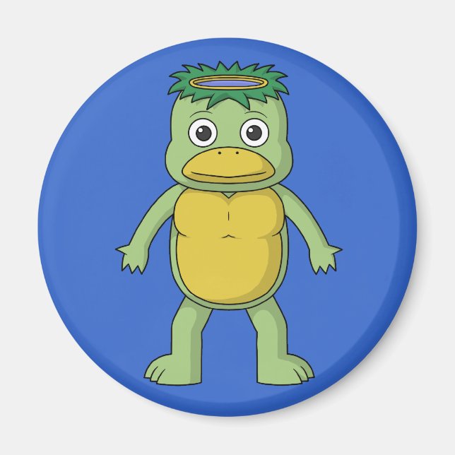 Cute Japansk monster- Kappa Yokai Magnet (Framsidan)