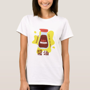 Cute Japansk soy Sauce T Shirt
