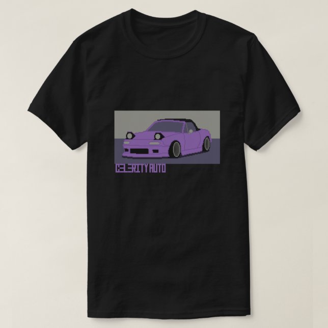 Cute Japansk sportbilsgraxel Art T Shirt (Design framsida)