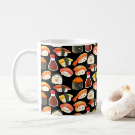 Cute Japanska Sushi Kaffemugg