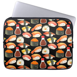 Cute Japanska Sushi Laptop Fodral