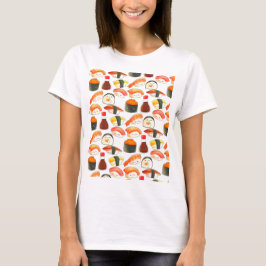 Cute Japanska Sushi T Shirt