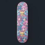 Cute Japapese Anime Girl Mönster Skateboard<br><div class="desc">Den här kinesiska Anime Girl Mönster Skateboard kommer att se lika coola ut på väggen som på gatan</div>