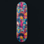 Cute Japapese Anime Manga Mönster Skateboard<br><div class="desc">Den japanska matbordet i Cute Anime Manga Mönster kommer att se lika coola på väggen som på gatan</div>