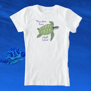 Cute Jekyll Island Florida Sea Turtle T Shirt