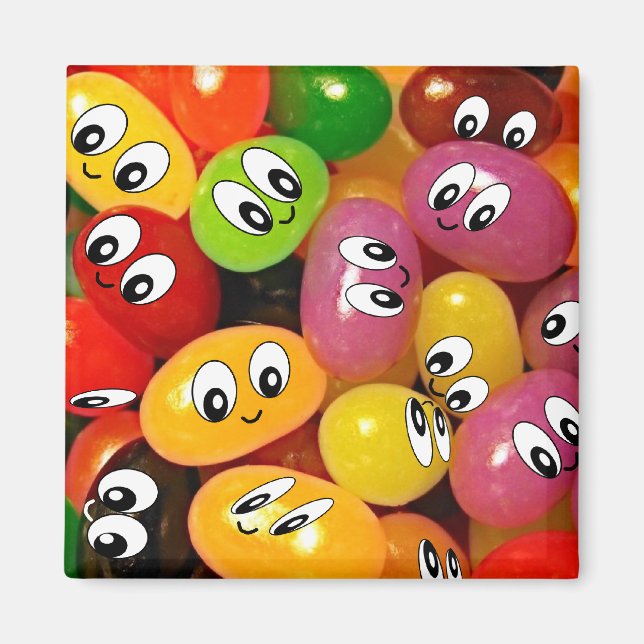 Cute Jelly Bean Magnet (Framsidan)