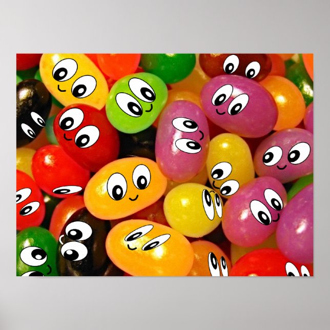 Cute Jelly Bean Poster (Framsidan)