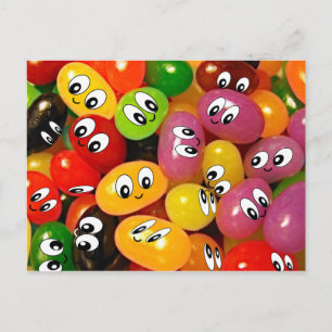 Cute Jelly Bean Vykort