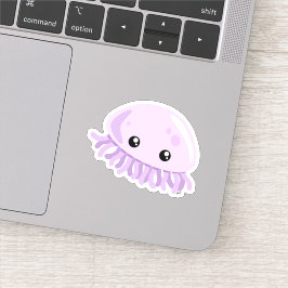 Cute Jellyfish Anpassningsbar-cut Vinyl Sticker Klistermärken