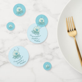 Cute Jellyfish Baby Shower Kawaii Blue Boy