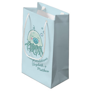 Cute Jellyfish Baby Shower Kawaii Blue Boy