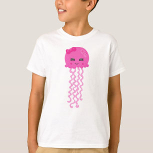 Cute Jellyfish, Little Jellyfish, Rosa Jellyfish T Shirt