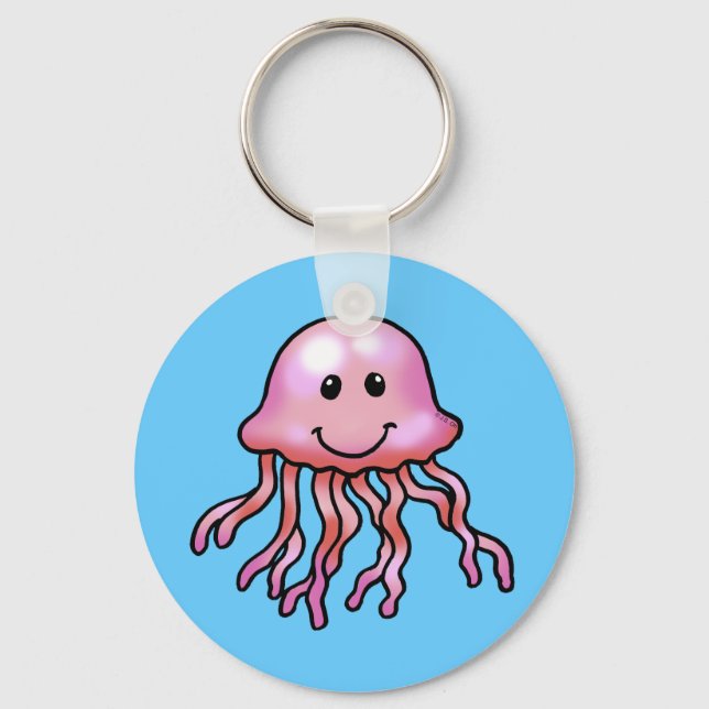 Cute jellyfish nyckelring (Framsida)
