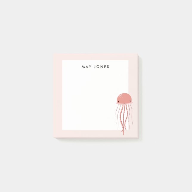 Cute Jellyfish Post-it Block (Framsida)