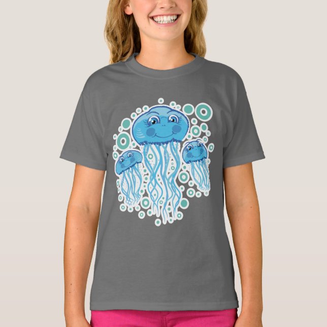 Cute Jellyfish t-shirt (Framsida)