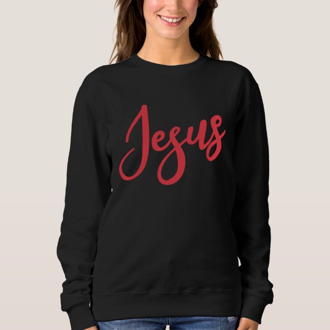 Cute Jesus Bible Religious Belief Conviction Faith T Shirt (Framsida)