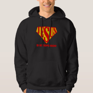 Cute Jesus design för pojkar Manar Kvinnor Jesus S Hoodie