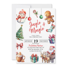 Cute Jingle och Mingle jul Party