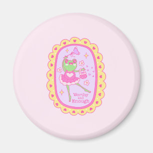 Cute Jolly Frog - Värdig och tillräckligt Magnet