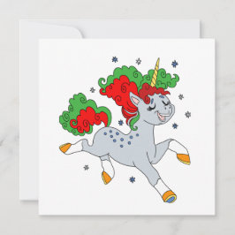 Cute jolly unicorn