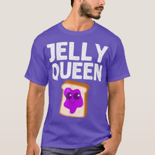 Cute jordnötssmör och gelégodiskonstkvinnor Mamma T Shirt