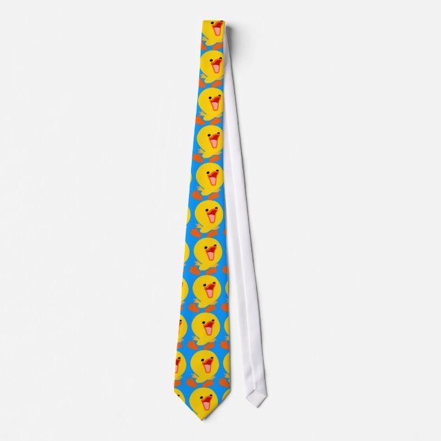 Cute Joyous Tecknad Duckling Tie Slips (Framsida)
