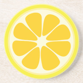 Cute Juicy Citrus Lemon Tropical Fruit Slice Underlägg