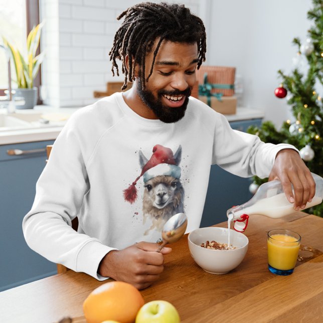 Cute Jul Alpaca, anpassningsbar T Shirt (Skapare uppladdad)