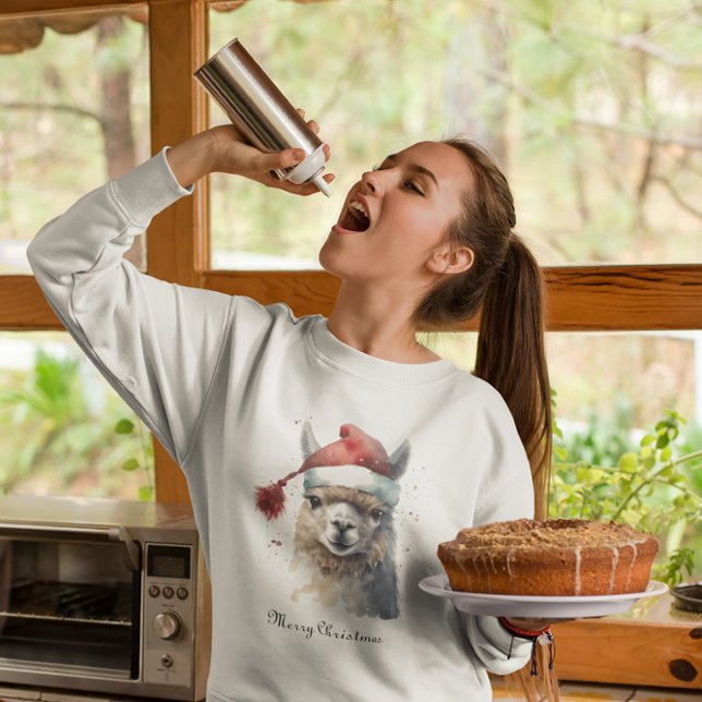 Cute Jul Alpaca, anpassningsbar T Shirt (Skapare uppladdad)