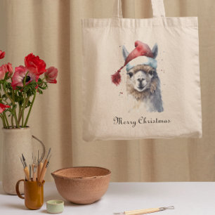 Cute Jul Alpaca, anpassningsbar Tygkasse