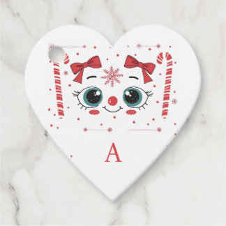 Cute jul Ansikte - Personlig Gift Gåvor Etiketter