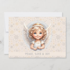 Cute Jul-antgelkort, Helgdag Meddelande