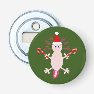 Cute jul Axolotl Flasköppnare