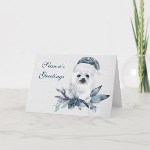 Cute jul Baby Seal Helgkort