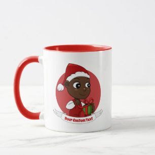 Cute jul baby tecknad Mugg