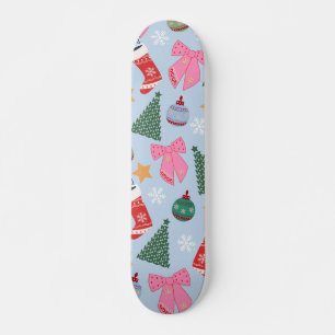 Cute Jul Blue Mini Skateboard Bräda 18,5 Cm