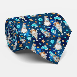 Cute jul Blue Scandinavian Gnomes Slips