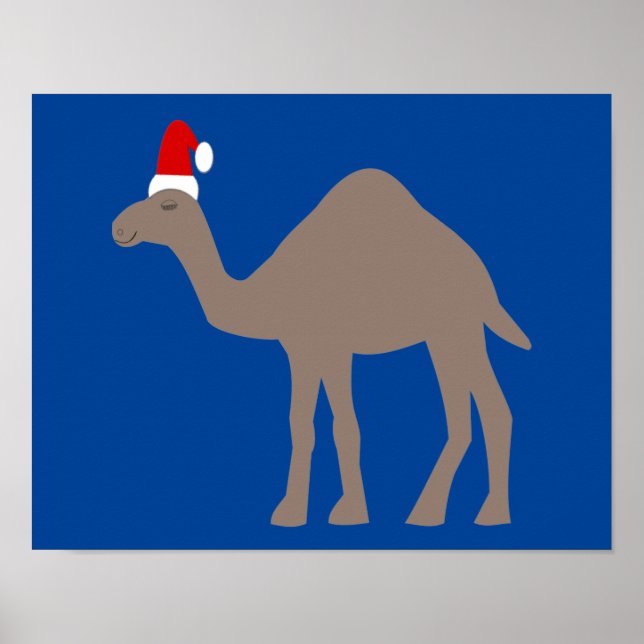 Cute jul Camel Poster (Framsidan)