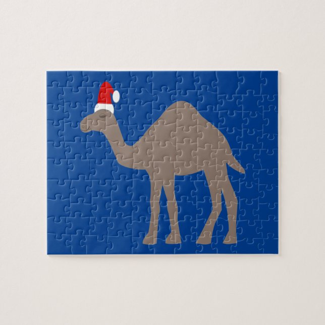 Cute jul Camel Pussel (Horisontell)