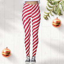 Cute jul Candy cane Glitter strimlade Mönster