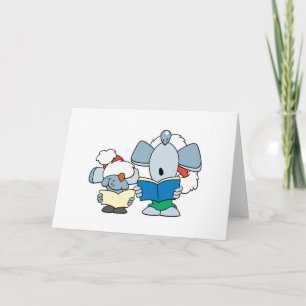 Cute jul Caroline Mice Helgkort