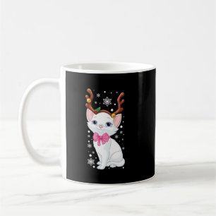 Cute jul Cat Reindeer Cat Lovers Funny Chris Kaffemugg