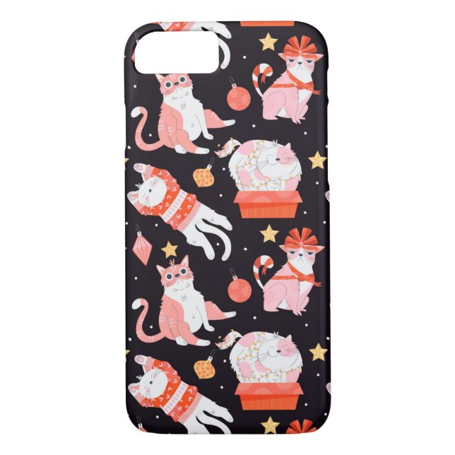Cute Jul Cats Case-Mate iPhone Skal (Baksida)