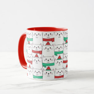 Cute Jul Cats Mugg