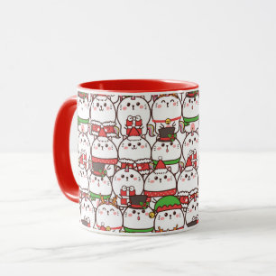 Cute Jul Cats Mugg