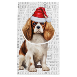 Cute Jul Cavalier Hund Woof Ord Art